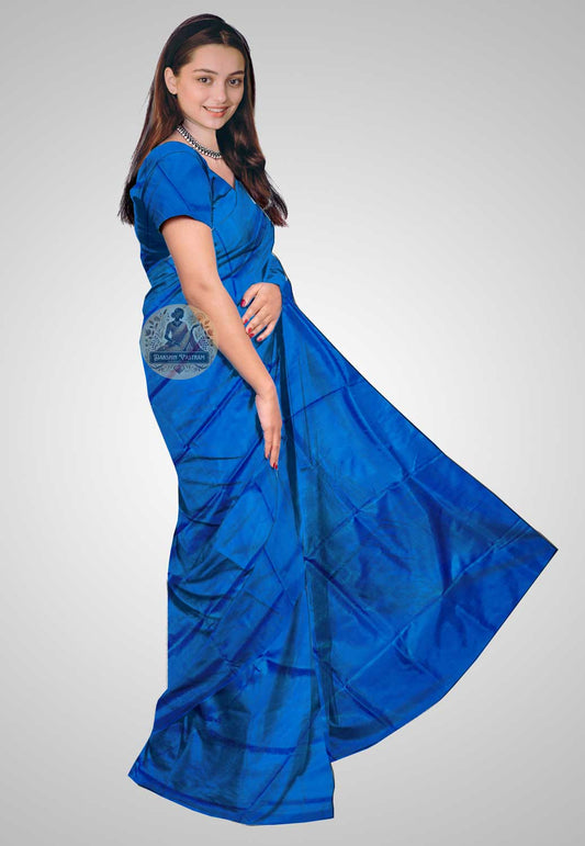 Shop Pure Silk Than online – Side profile showing silk weave