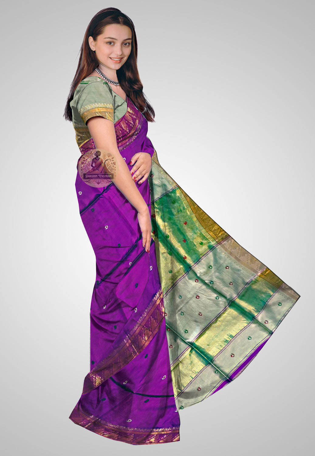 Handwoven silk saree perfect for weddings and events