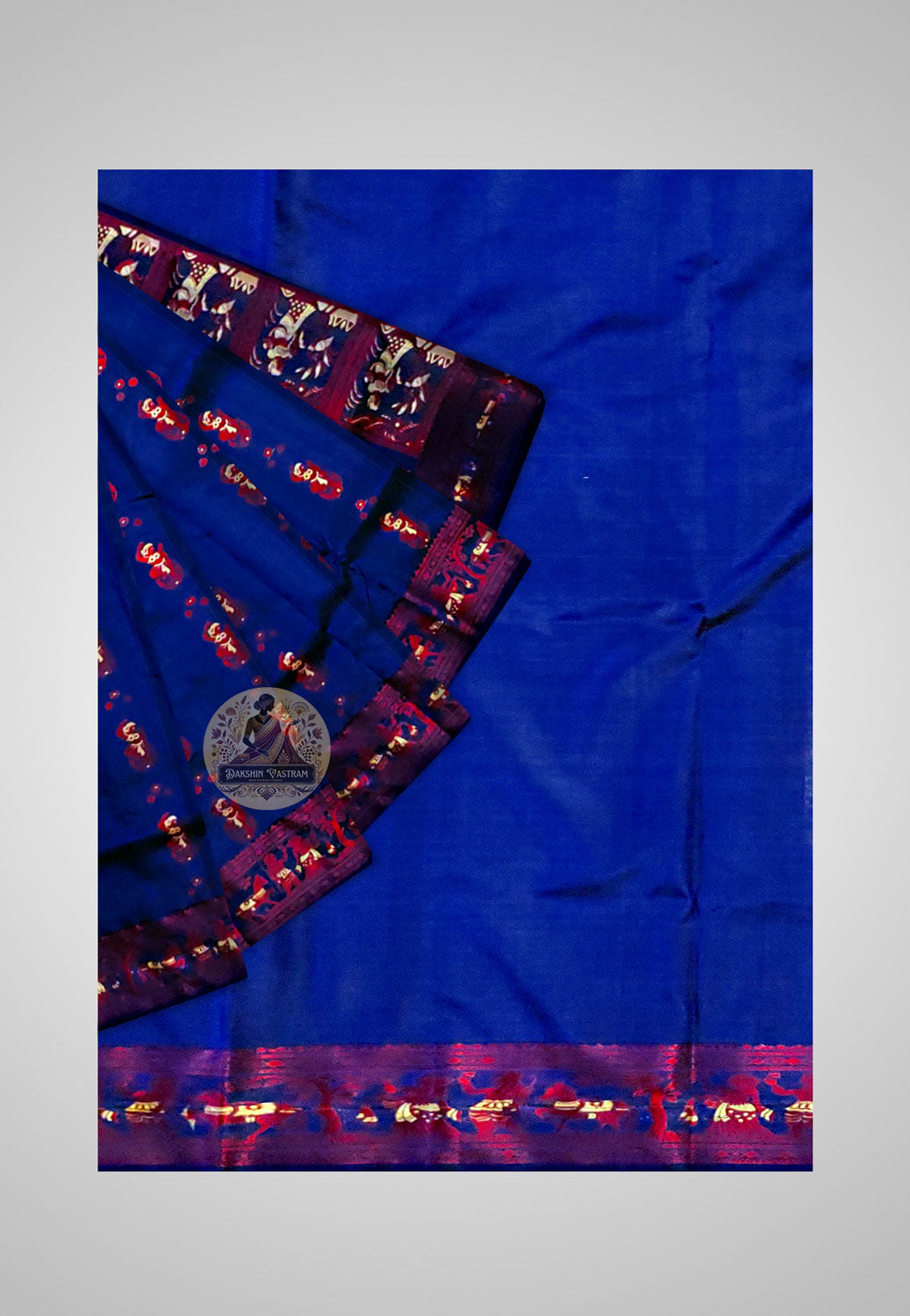 Buy Baluchari Saree online – Handloom Baluchari Silk Saree close-up