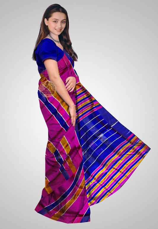 Order Indian Silk 4D Saree – Side view showing intricate texture and finish