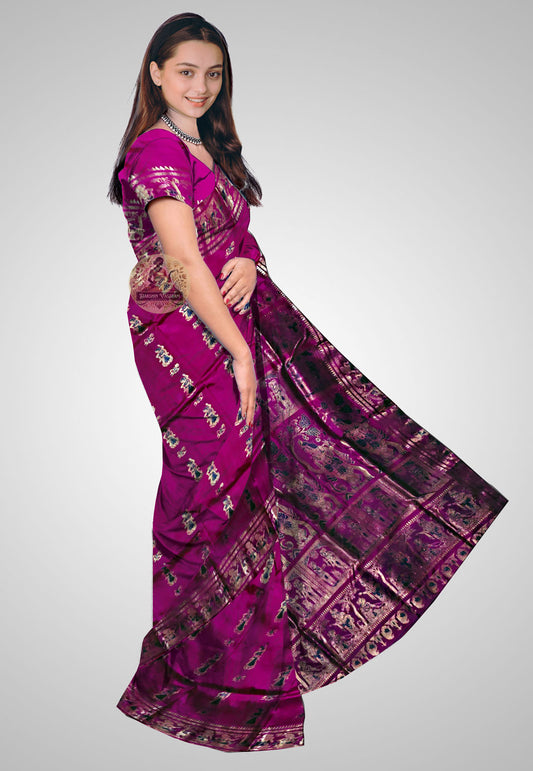 Traditional handwoven silk saree perfect for grand celebrations