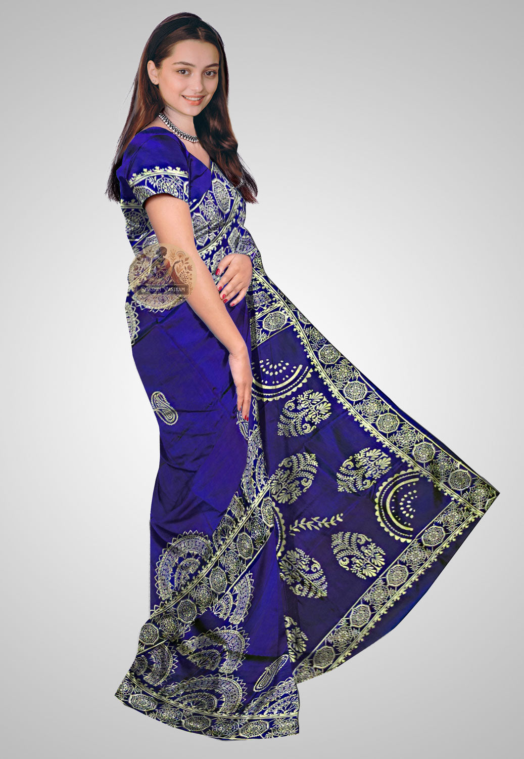 Luxurious handwoven silk saree for weddings and celebrations