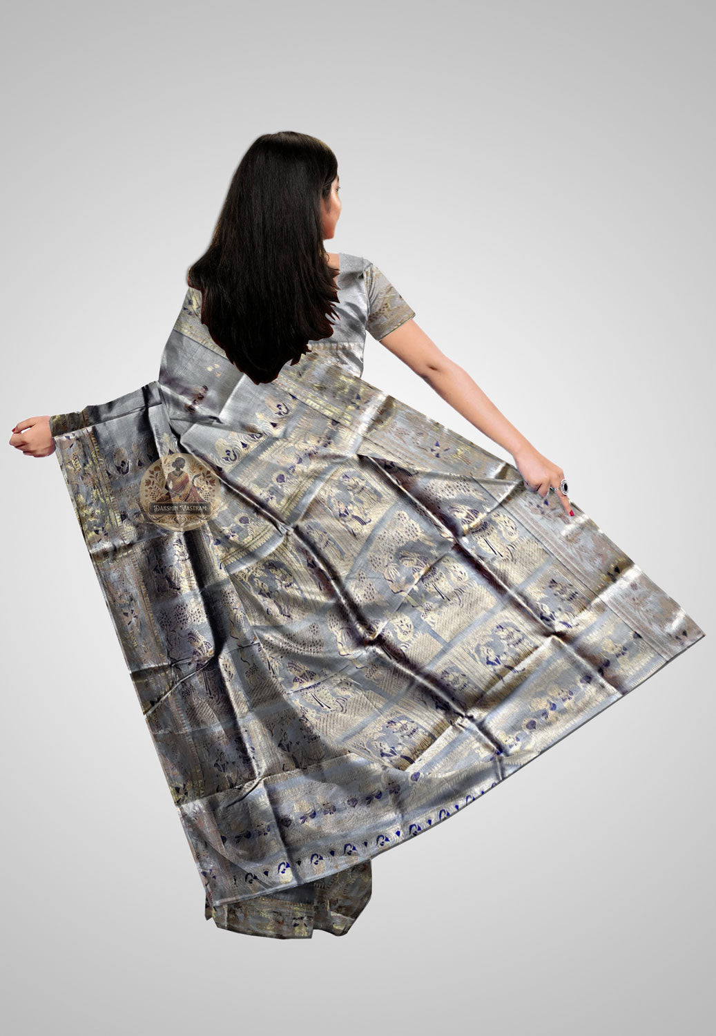 Elegant pure silk saree with refined detailing