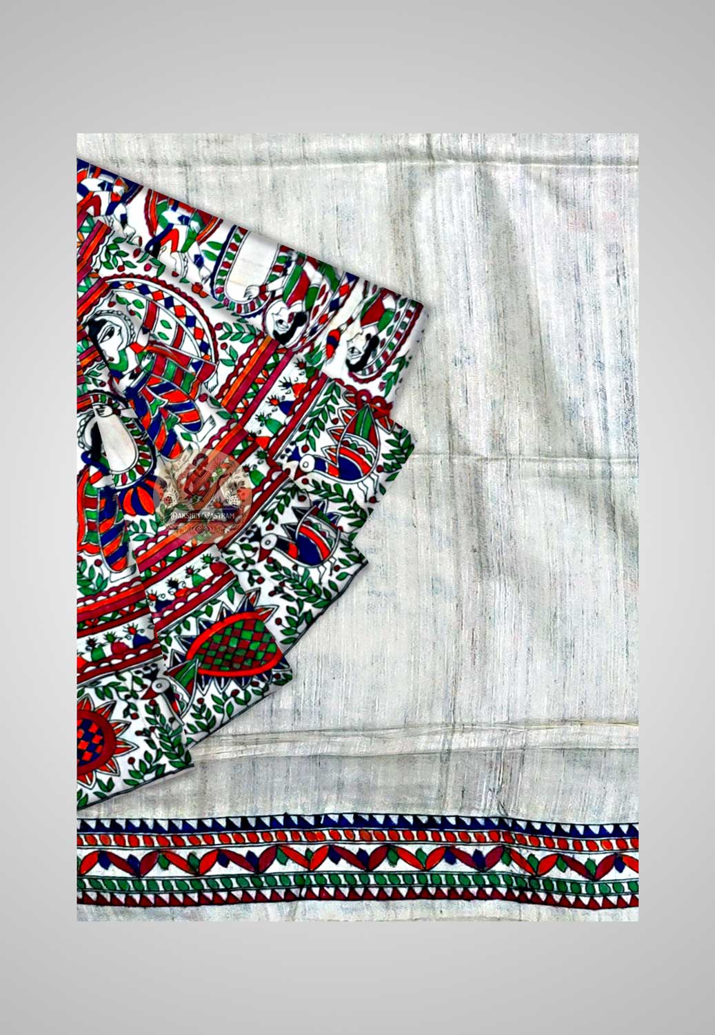 Buy Ghicha Tussar Saree online – Ghicha Tussar Saree full view