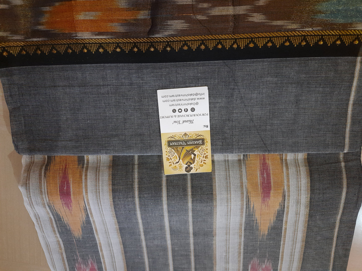 Kochampallu Saree | Expertly crafted with organic, handloomed cotton for ultimate comfort