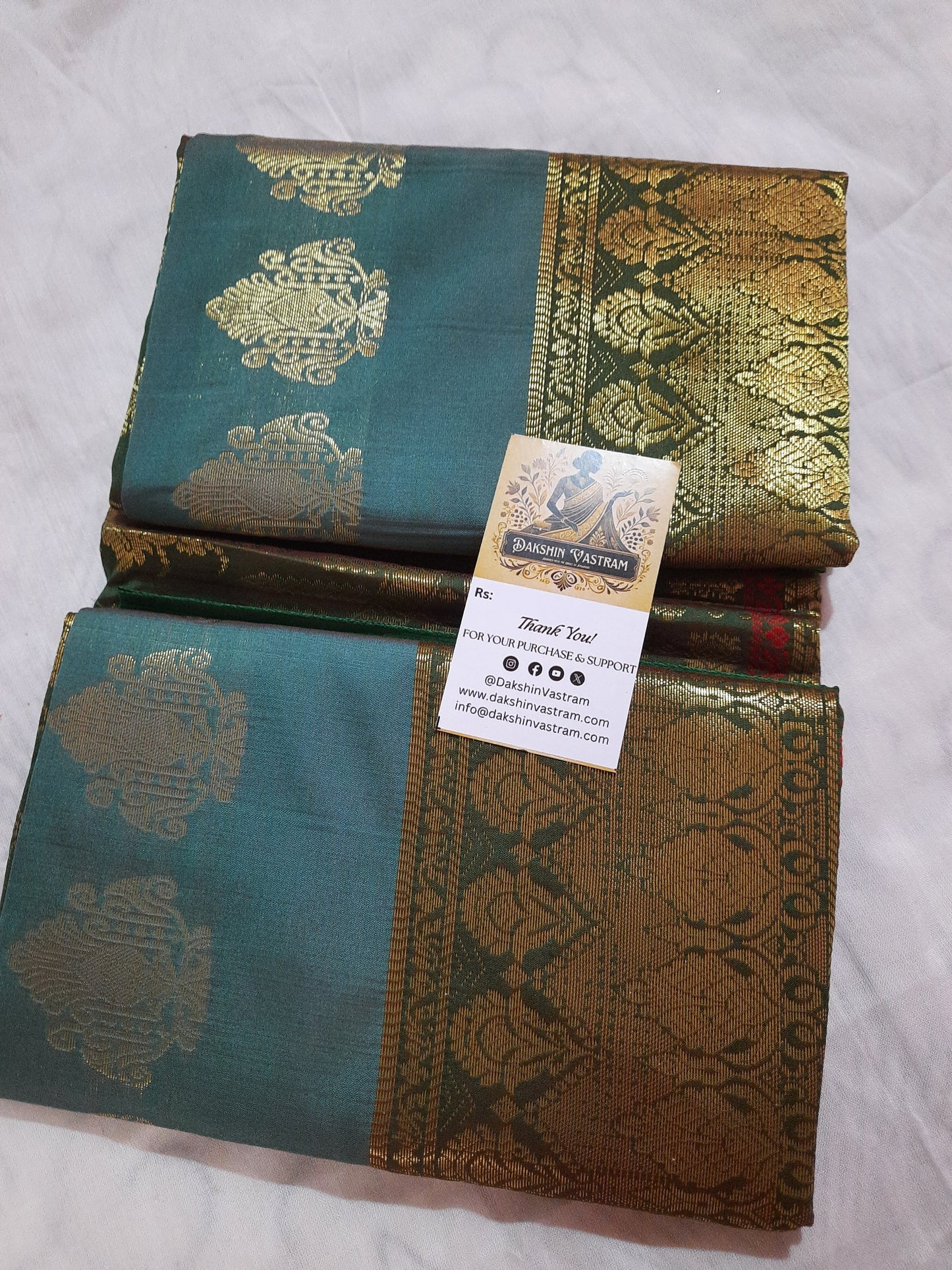Semi Silk Saree highlighting natural draping and luxurious texture