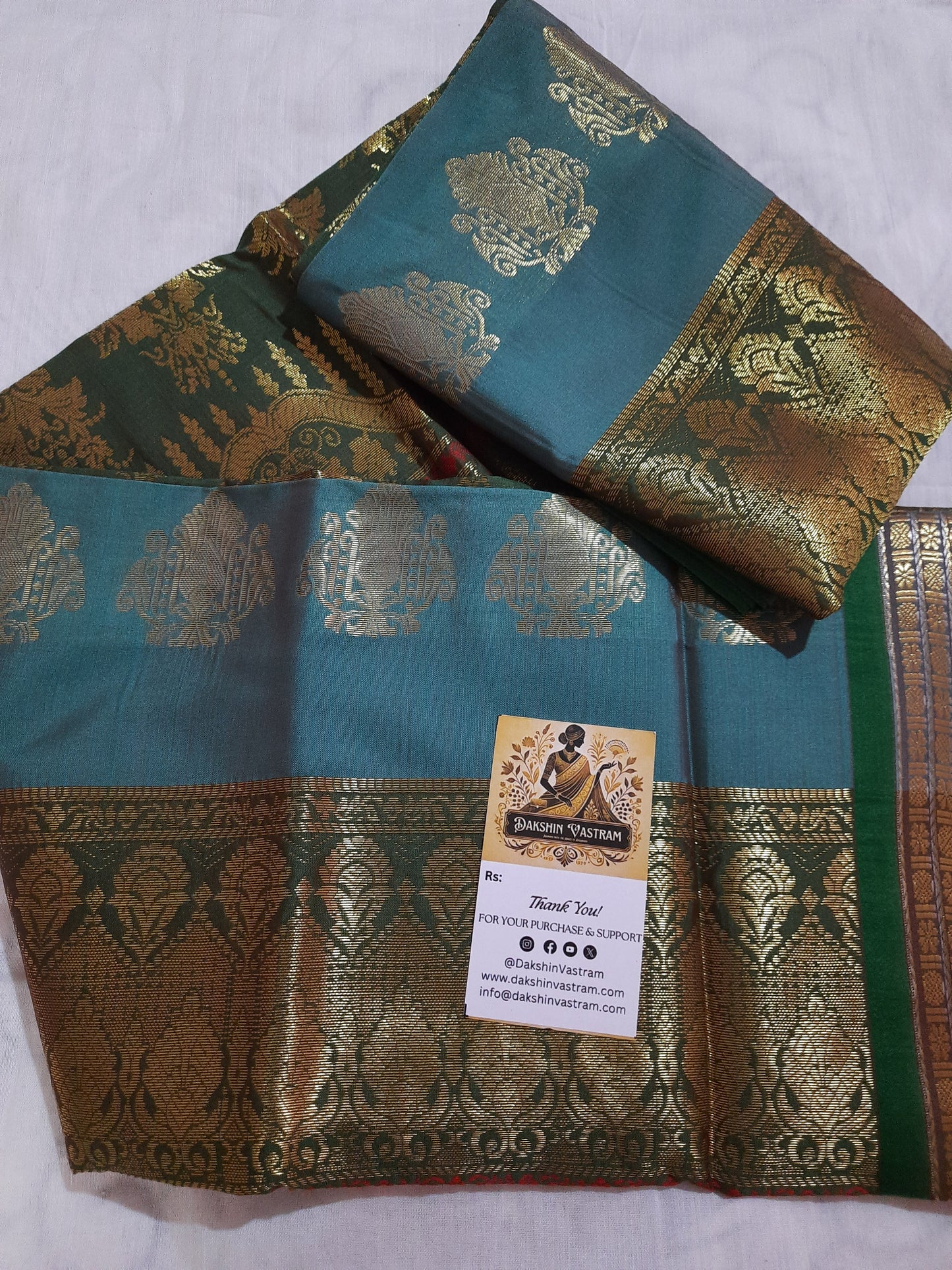 Semi Silk Saree with smooth, breathable fabric
