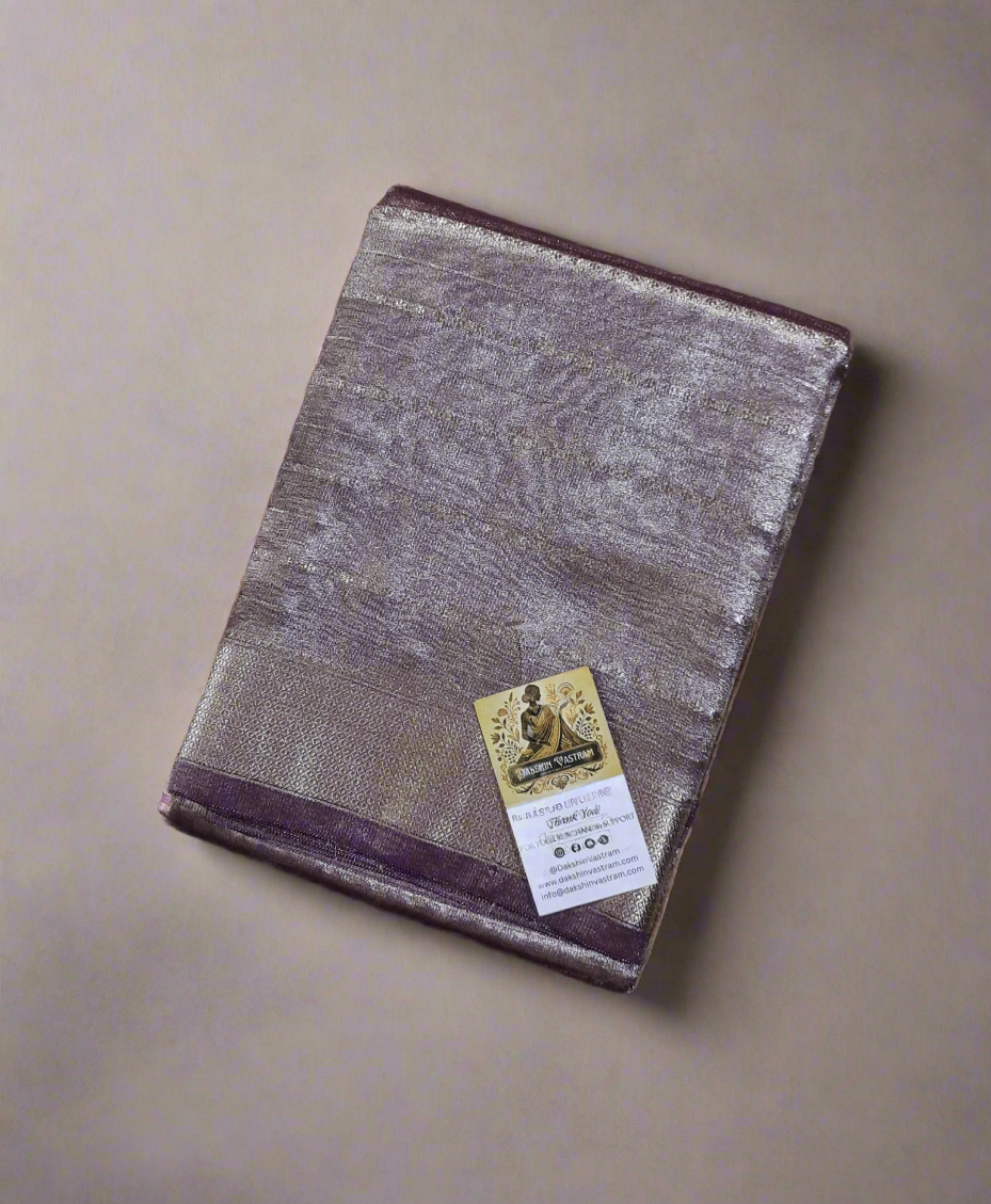Side view of Korat Tissue Silk showcasing the refined drape and elegant finish