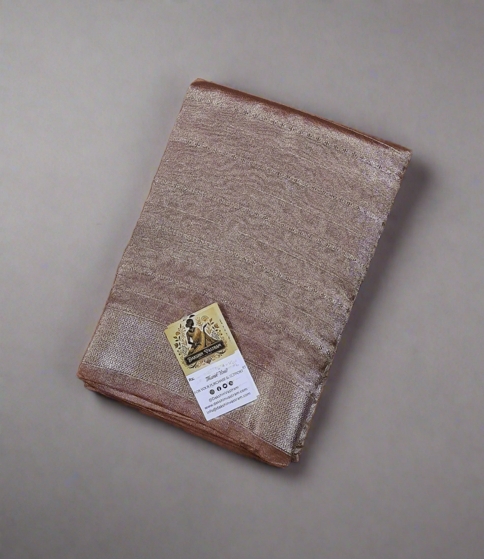 Side view of Korat Tissue Silk showcasing soft draping and premium organic silk material