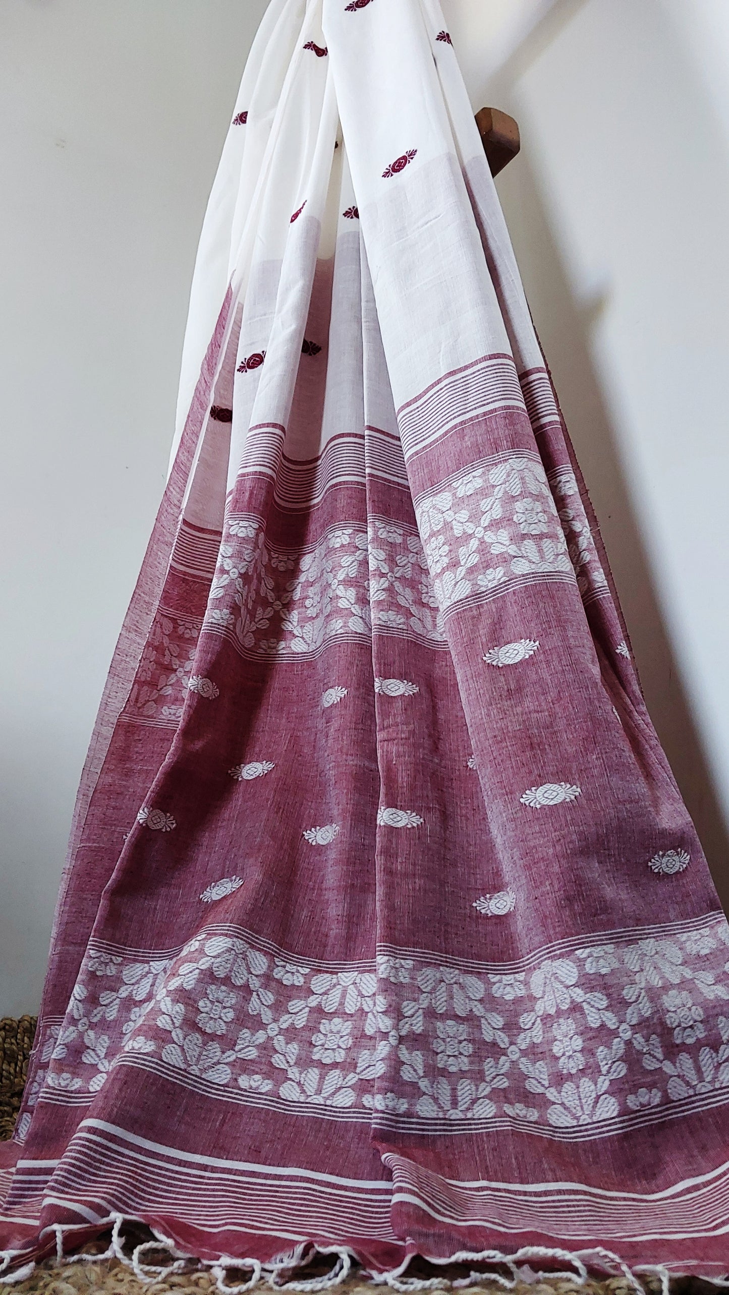 Buy Kasturi Saree online – Kasturi Assam Cotton Saree full view
