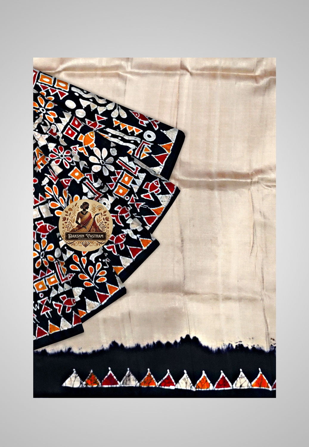 Handwoven pure silk saree in timeless ethnic style