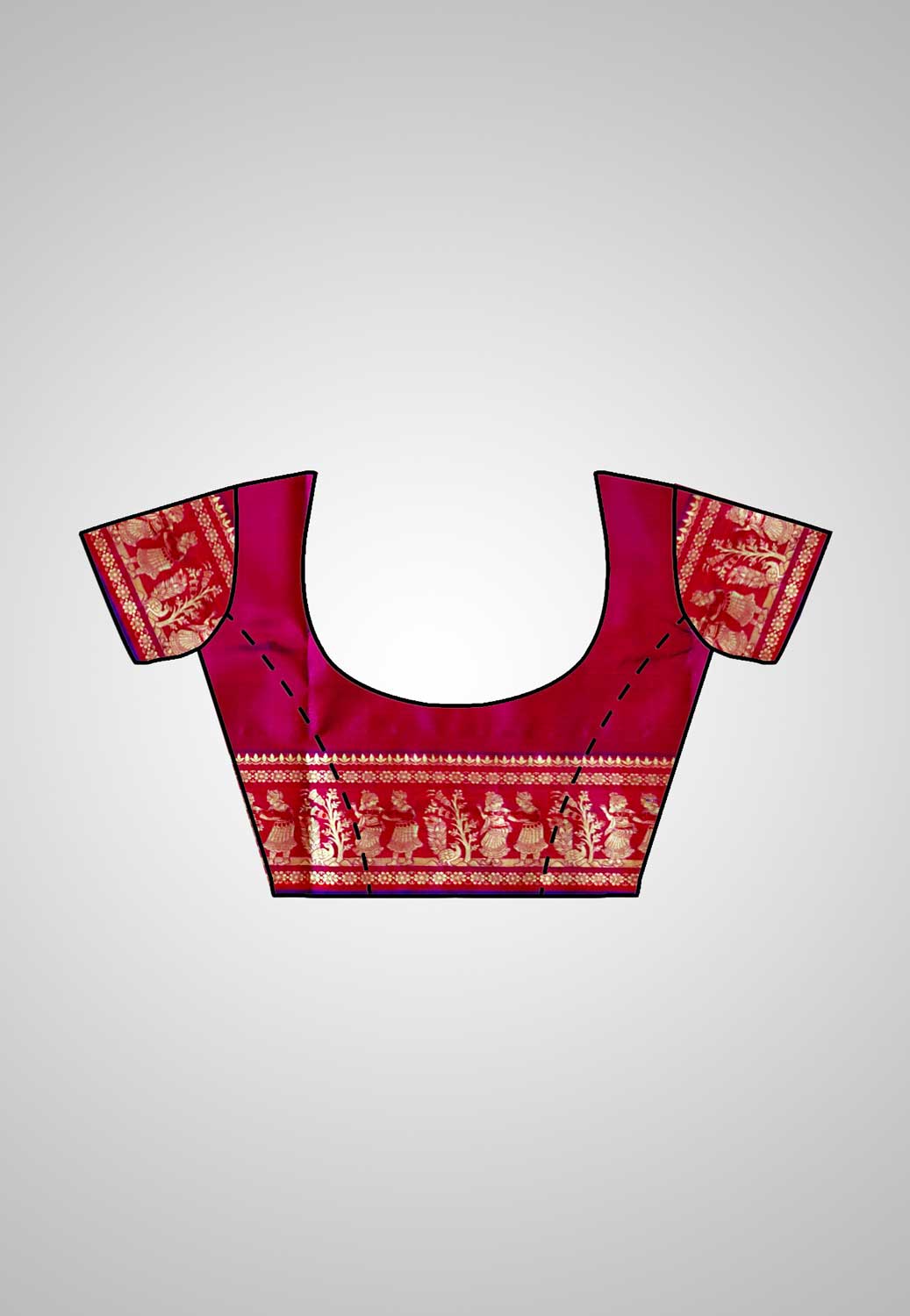 Buy Baluchari Silk Saree online – Baluchari Silk Saree blouse piece