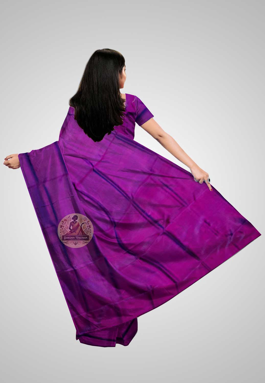 Buy Bishnupuri Silk Than online – Bishnupuri Silk Than rear view