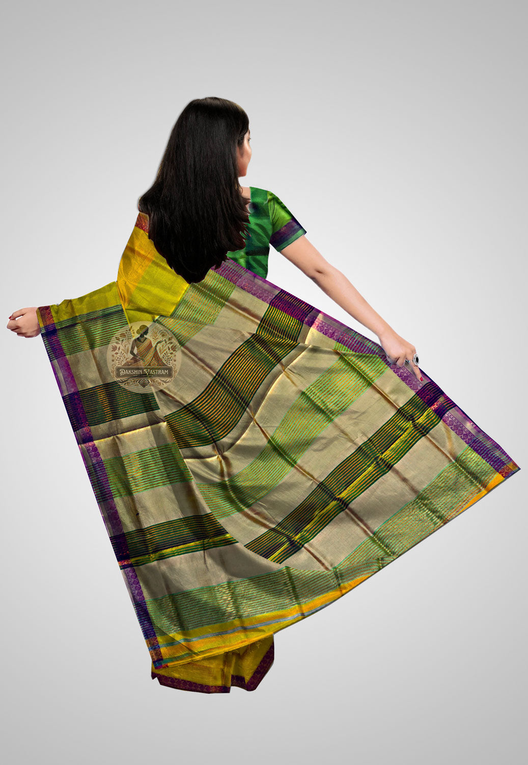Graceful ethnic silk saree with rich artisanal detail