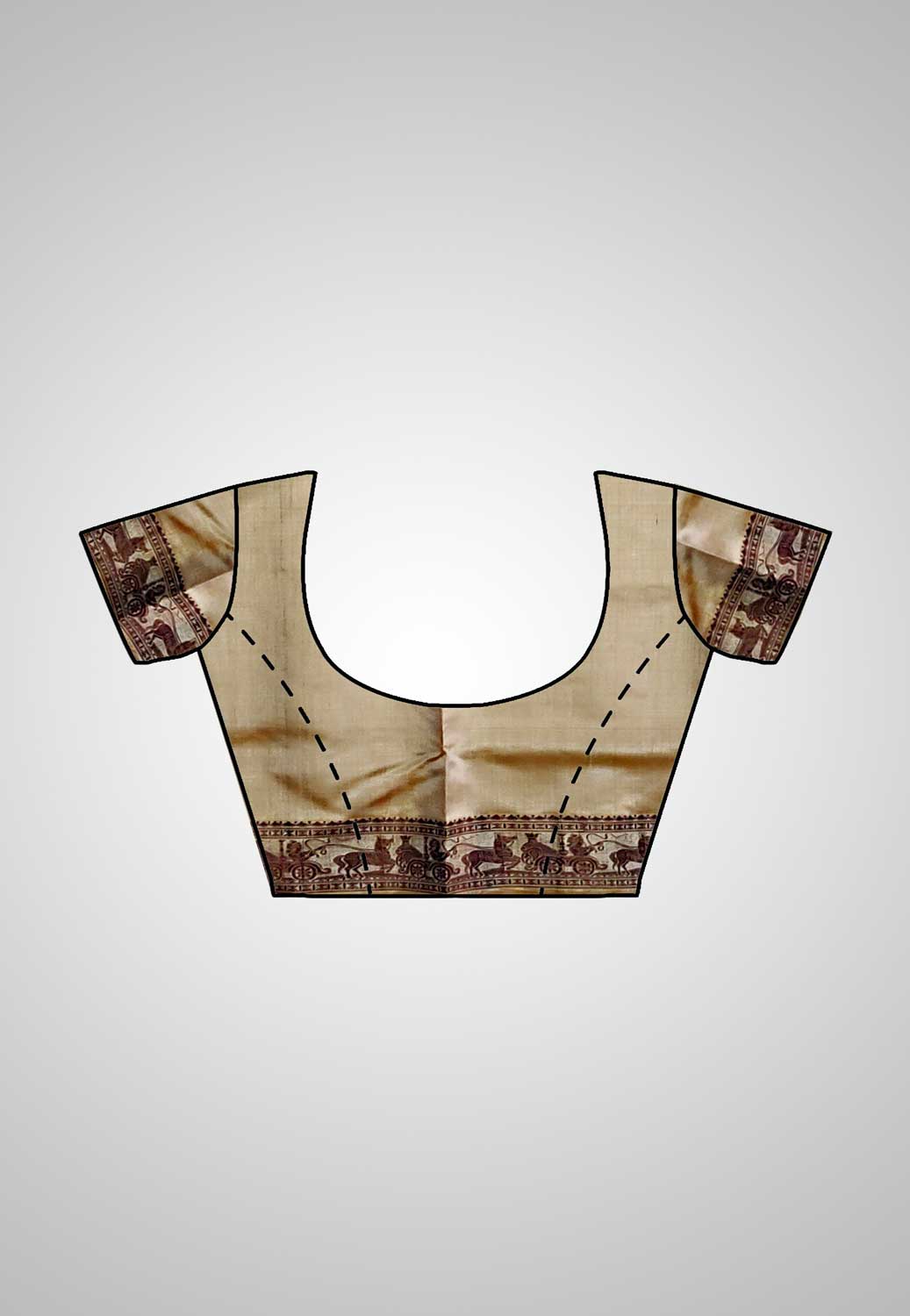 Buy Baluchari Silk Saree online – Handloom Baluchari Saree blouse piece