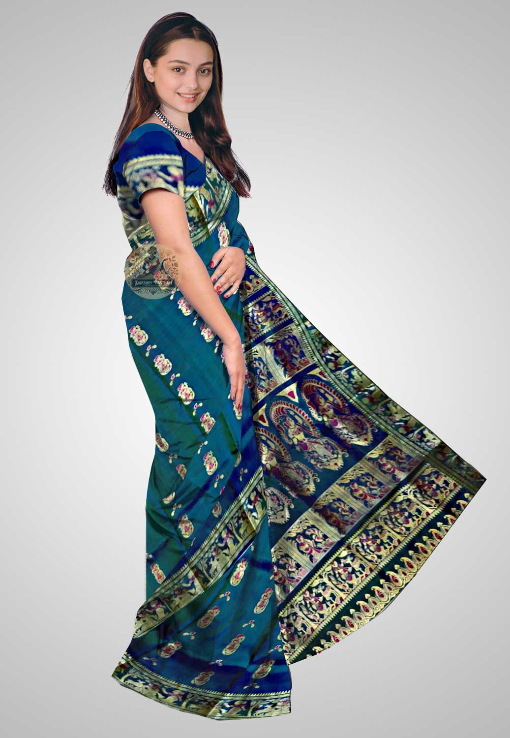 Luxurious pure silk saree perfect for grand celebrations