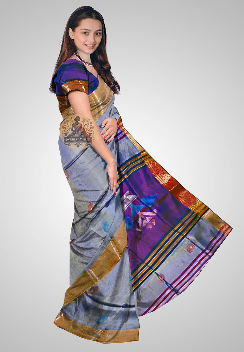 Handwoven silk saree ideal for weddings and festive wear