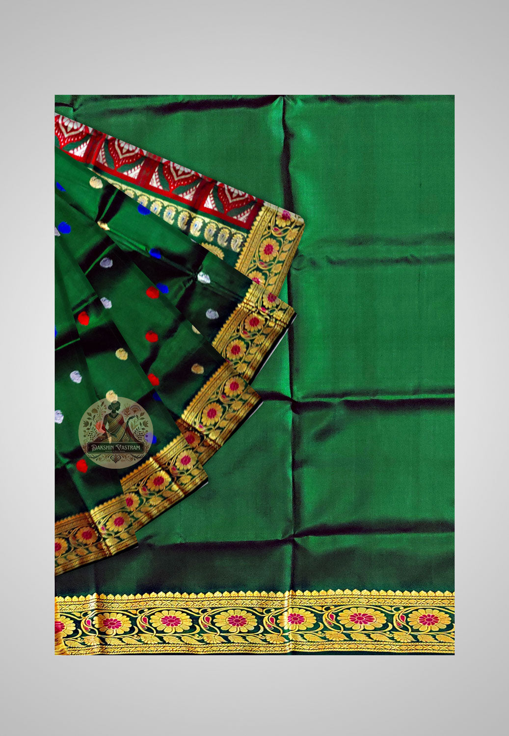 Buy Baluchari Silk Saree online – Exquisite Handloom Baluchari saree view