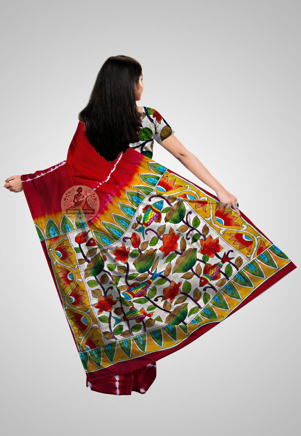 Handcrafted silk saree with classic ethnic appeal