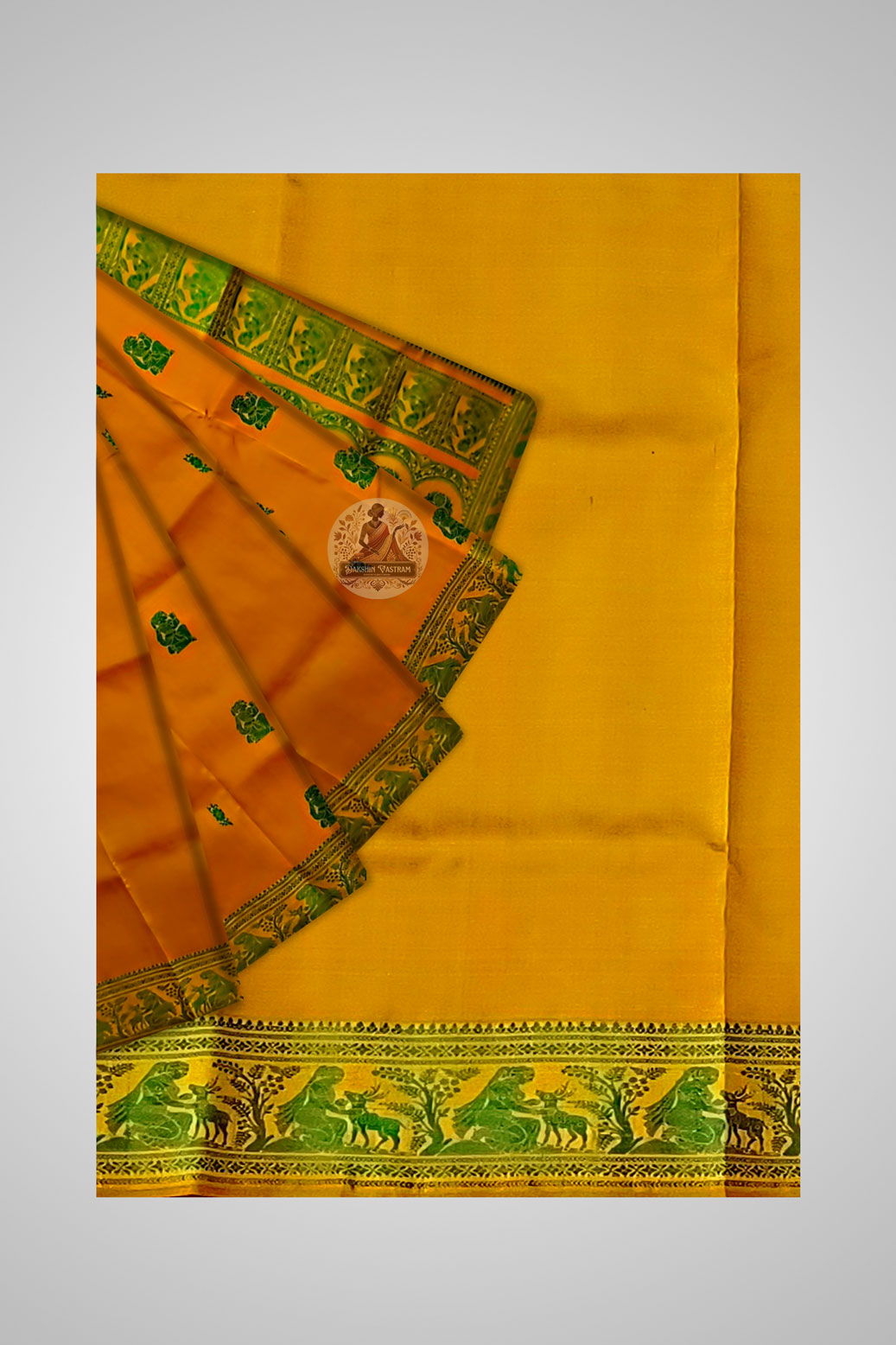 Buy Handloom Baluchari Saree online – Close-up of weaving texture