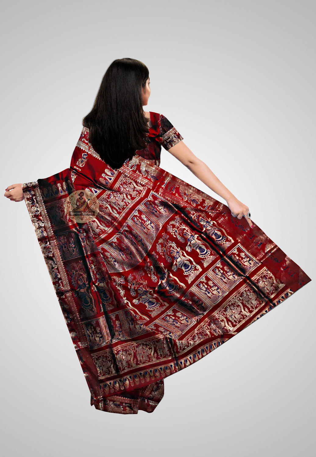 Luxurious pure silk saree with fine craftsmanship
