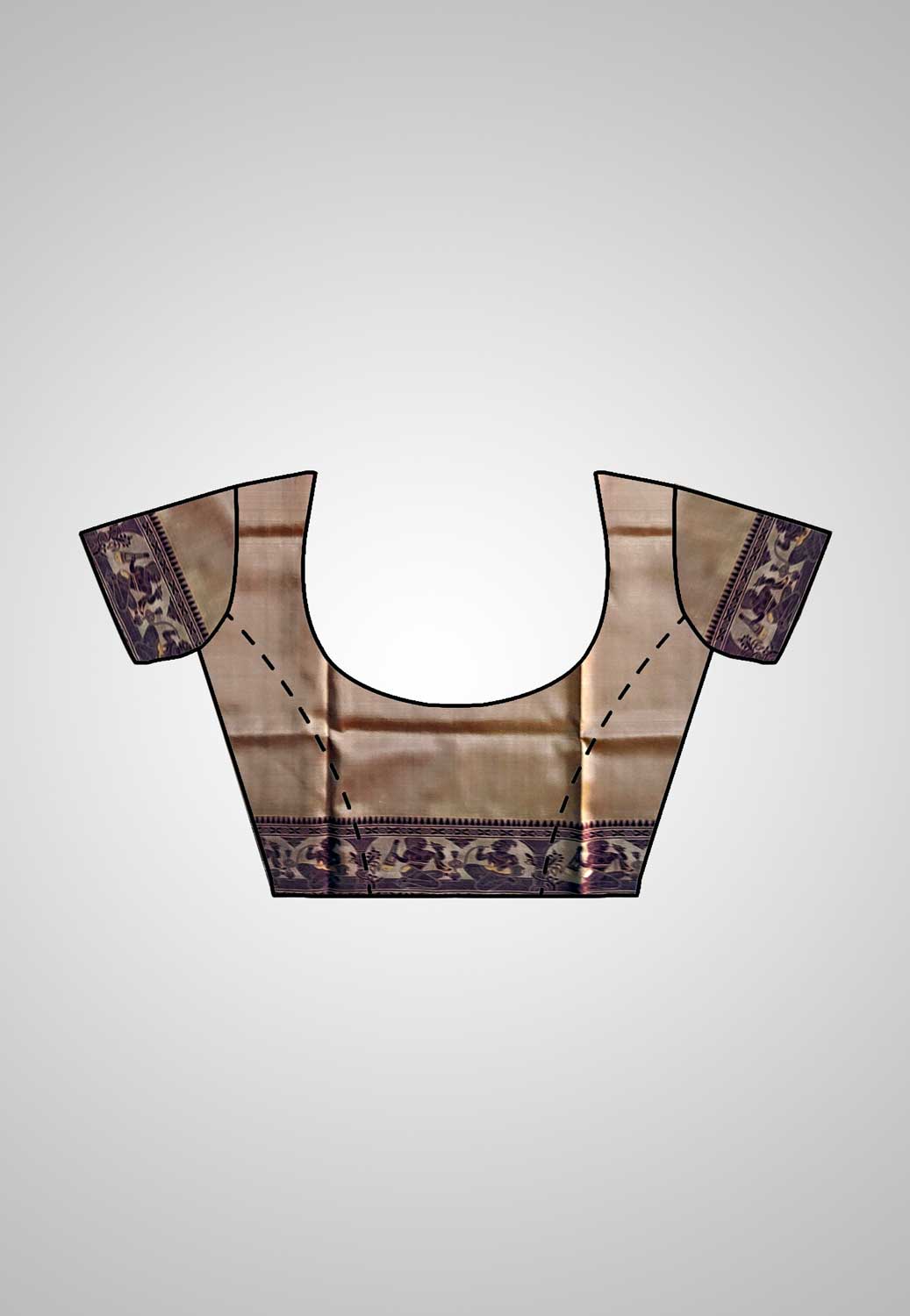 Opulent silk saree with refined detailing and exquisite craftsmanship