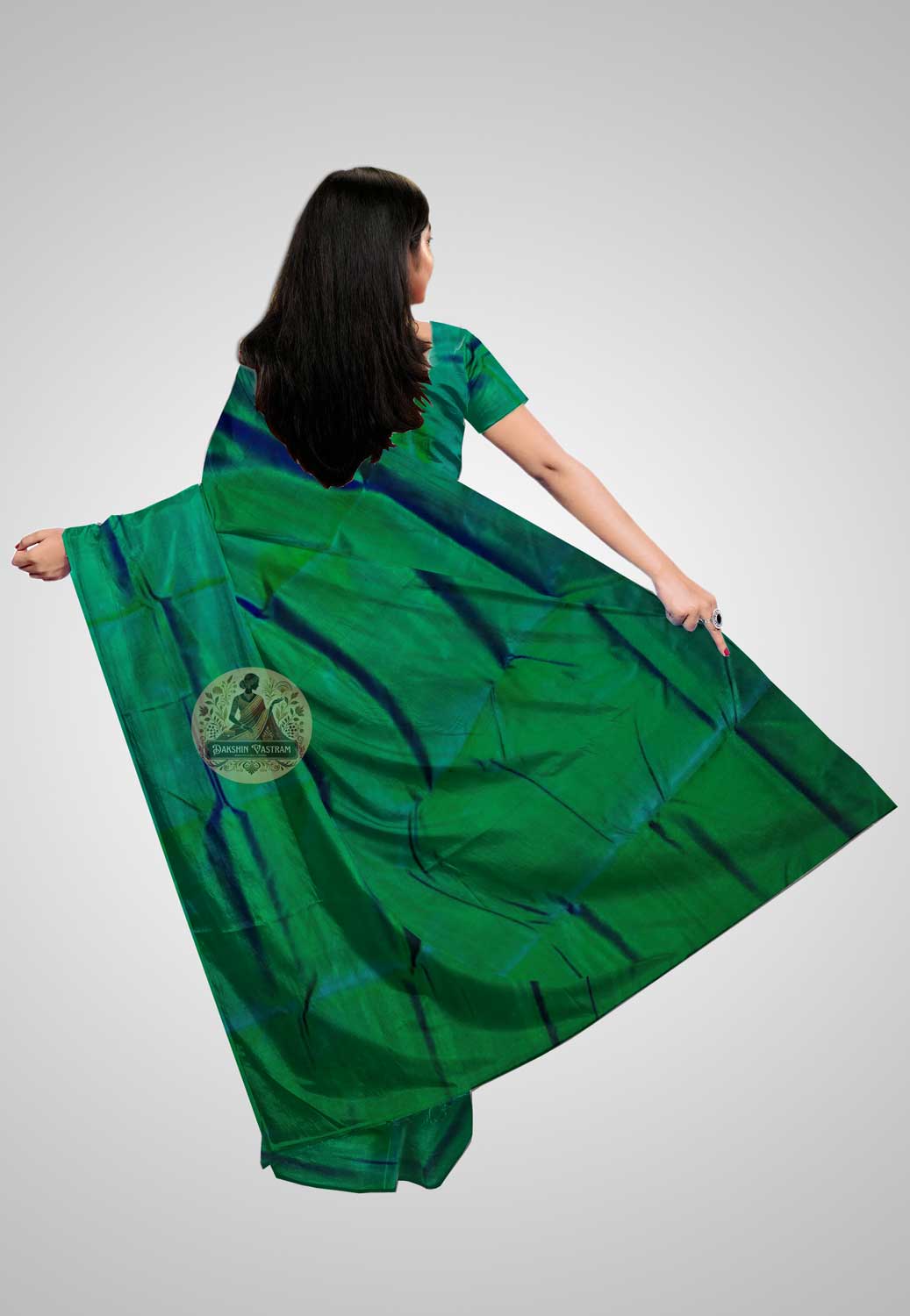 Buy Bishnupuri Silk Than online – Bishnupuri Silk Than rear view