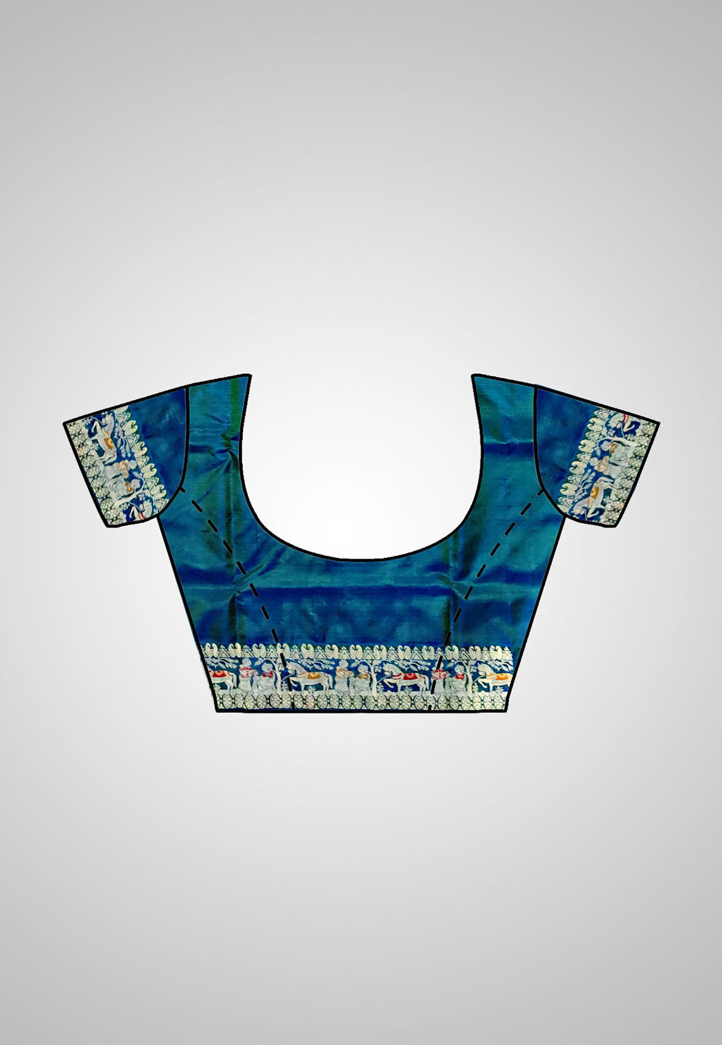 Buy Handloom Baluchari Pure Silk Saree online – blouse piece