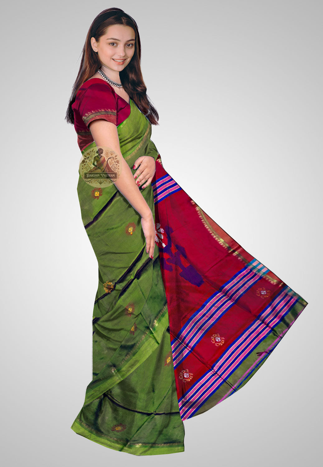 Elegant silk saree with handcrafted detailing for celebrations