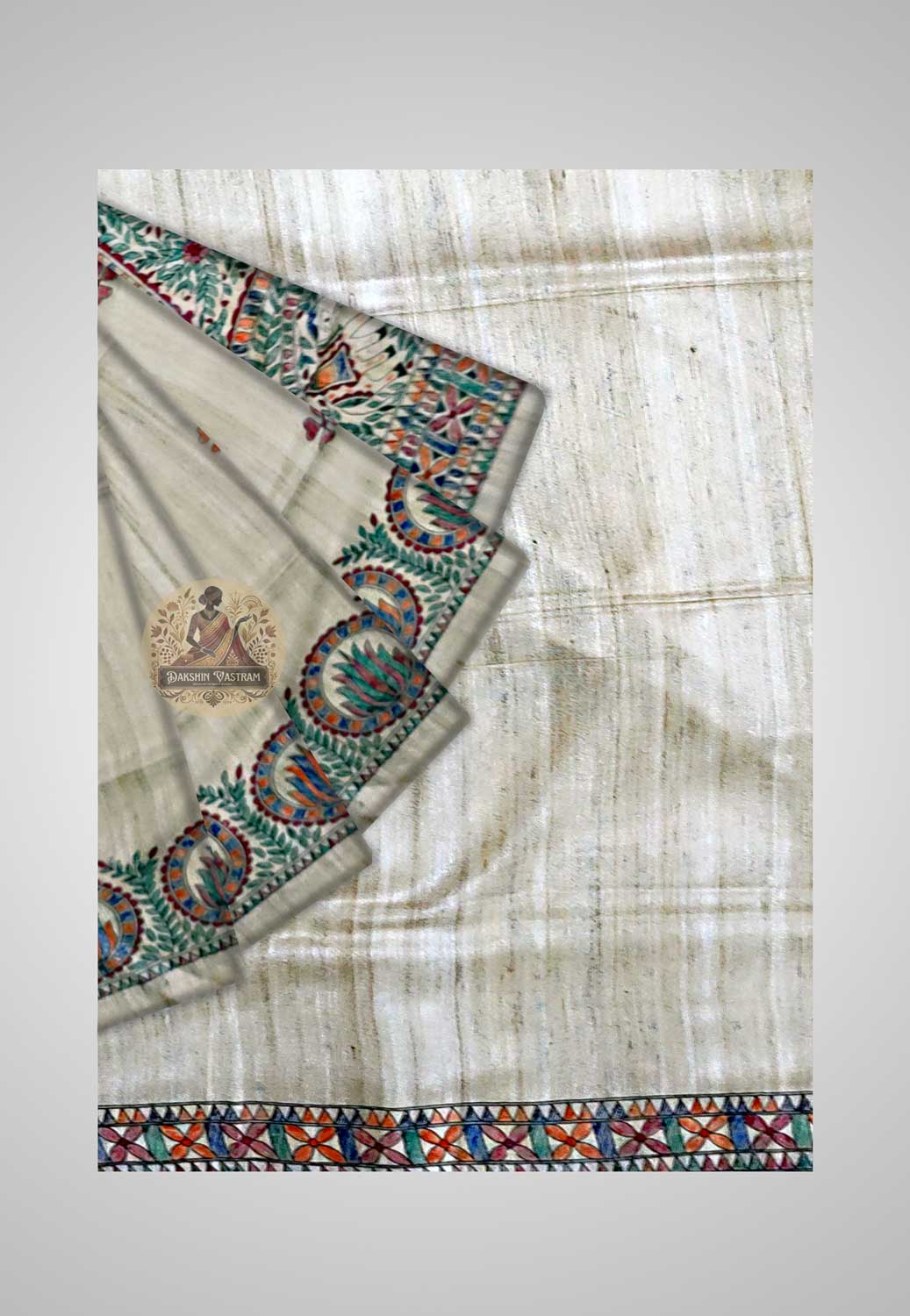 Buy Ghicha Tussar Saree online – Ghicha Tussar Saree full view