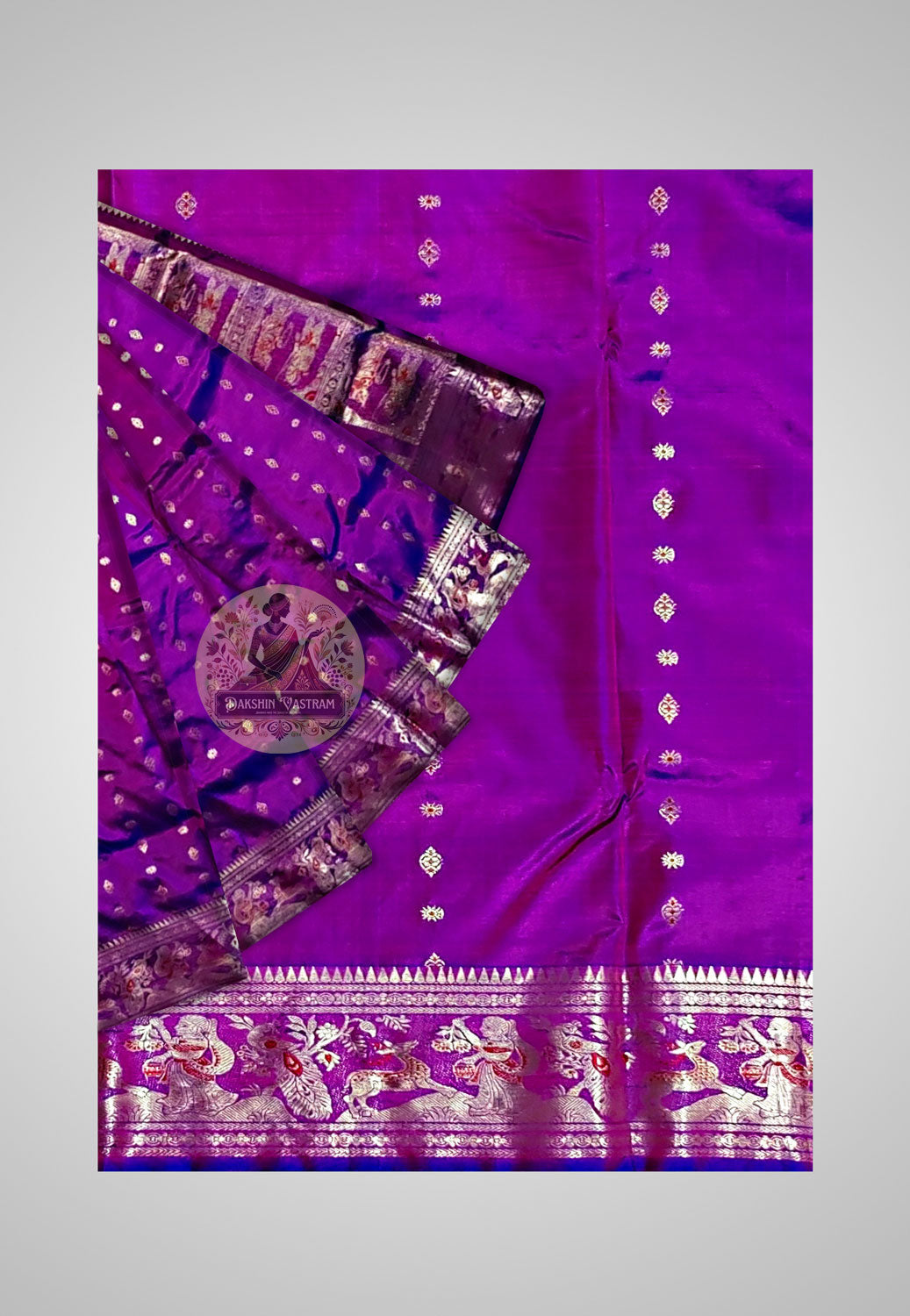 Buy Swarnachari Saree online – Swarnachari Saree full view