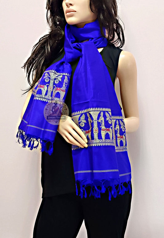 Explore Silk Stole Collection – Side angle showing silk texture