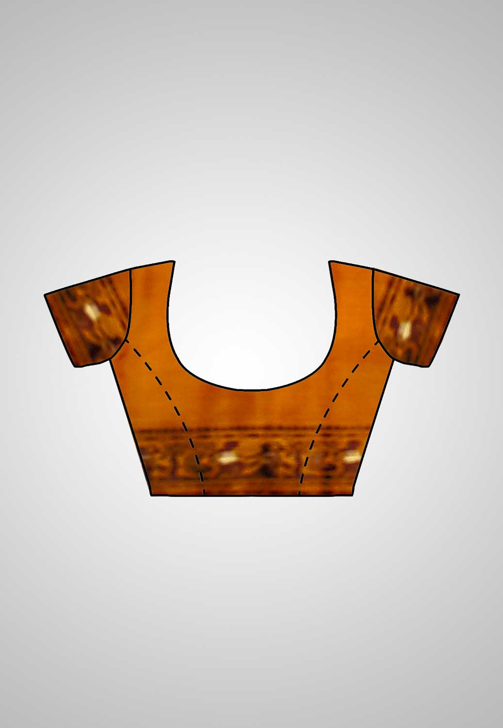 Buy Baluchari Saree online – Handloom Baluchari Pure Silk Saree blouse view