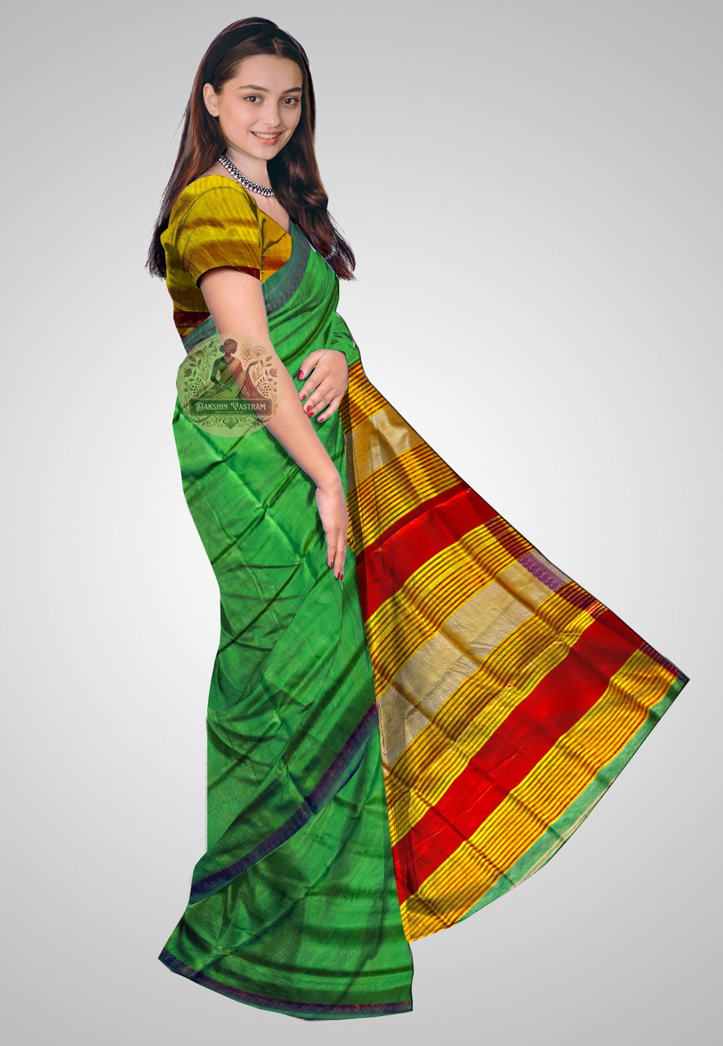 Elegant handwoven silk saree ideal for weddings and events