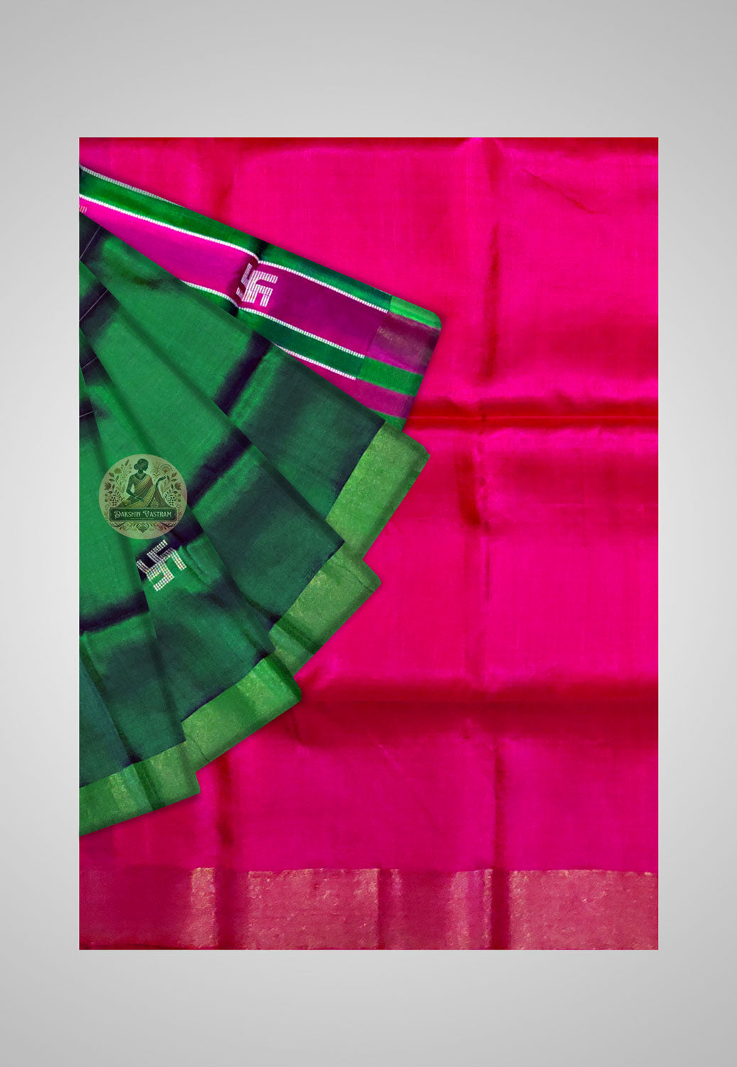 Handwoven ethnic saree with timeless artisan finish