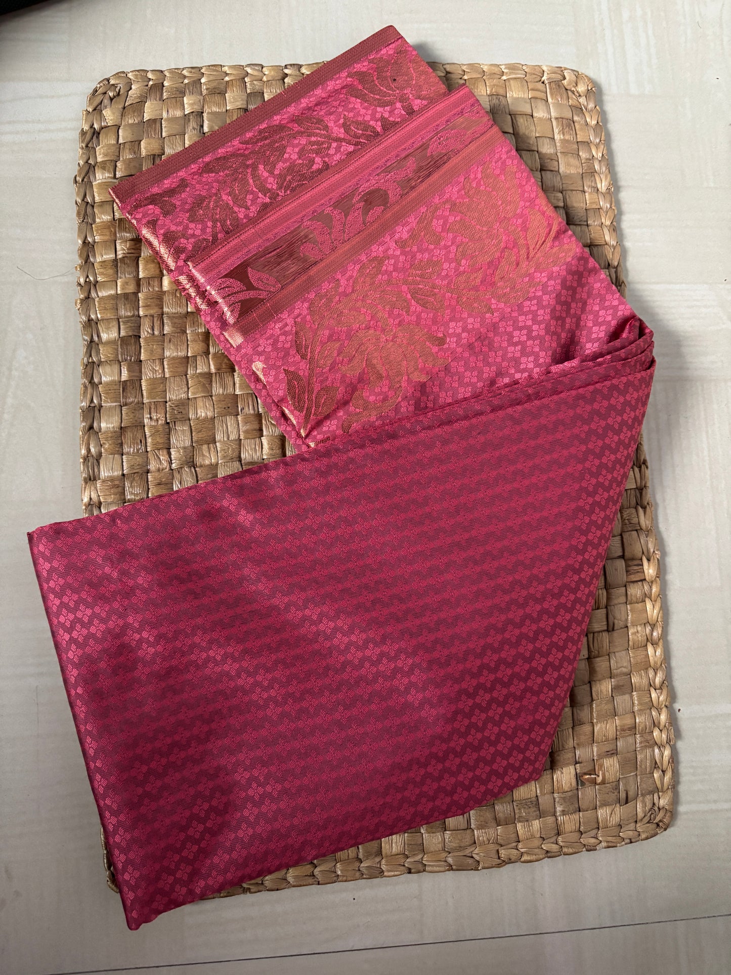 Buy Soft Art Silk Saree online – rear view