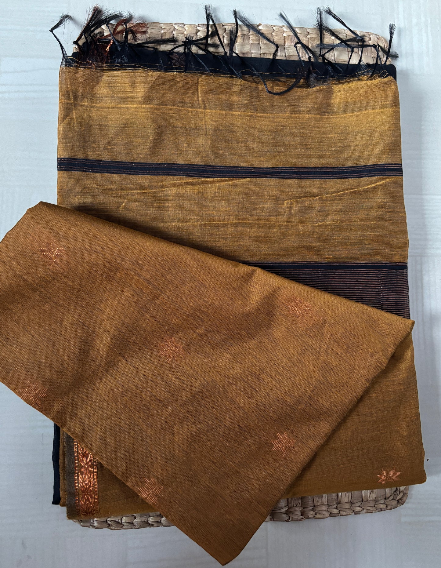 Buy Cotton Blend Saree online – Elegant Cotton Blend Saree blouse piece