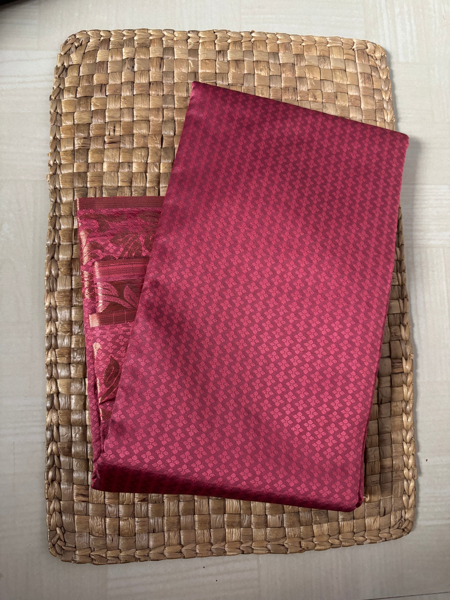 Buy Soft Art Silk Saree online – full saree view