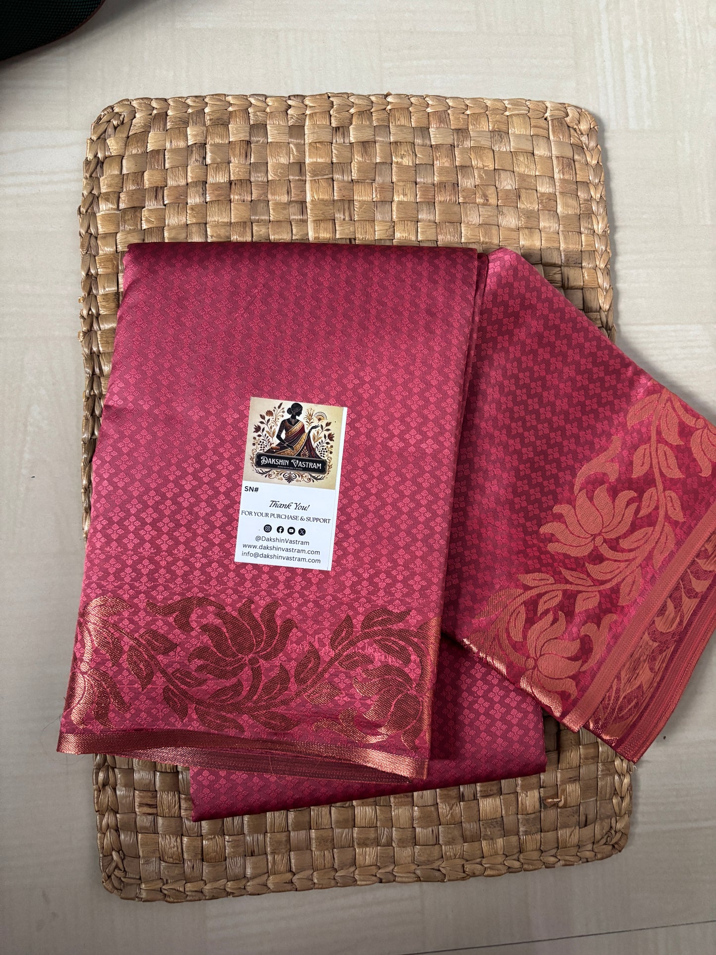 Buy Soft Art Silk Saree online – blouse piece