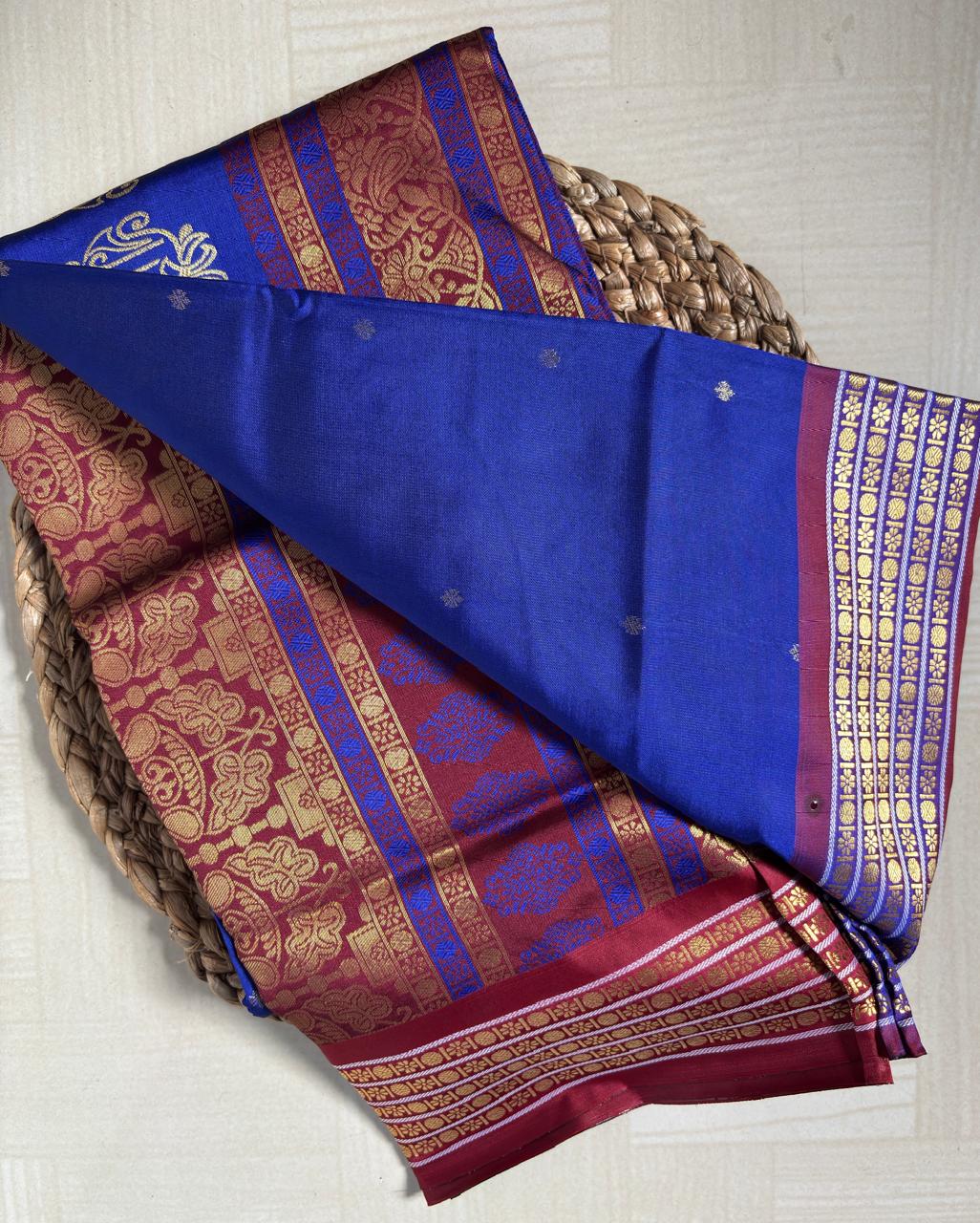 Buy Elegant Semi Silk Saree online – Elegant Semi Silk Saree blouse