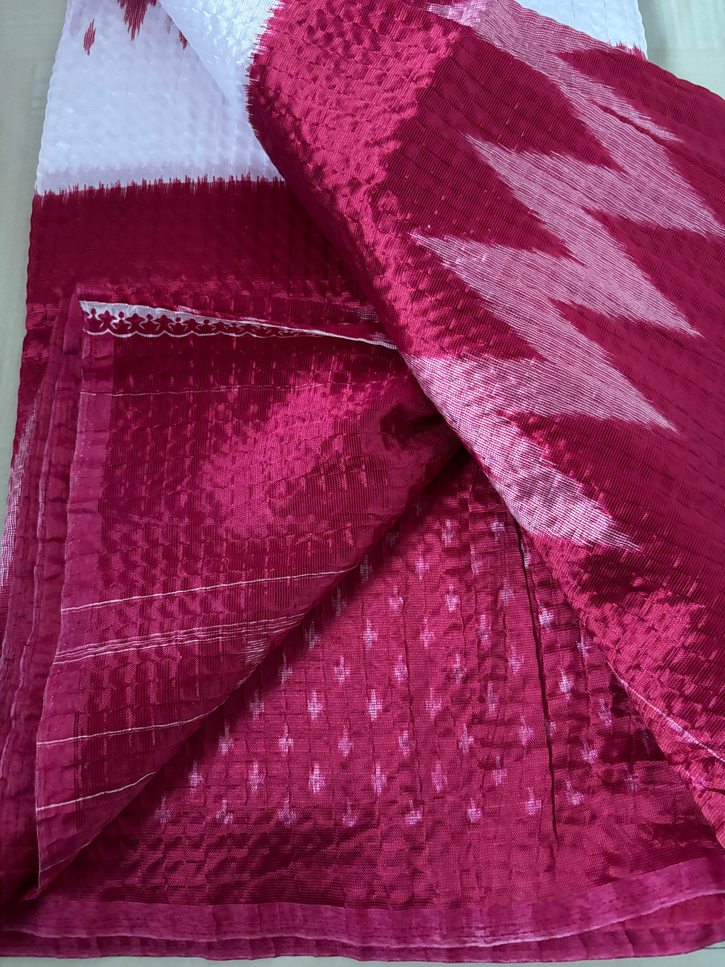 Buy Art Silk Saree online – Pink Art Silk Saree full view