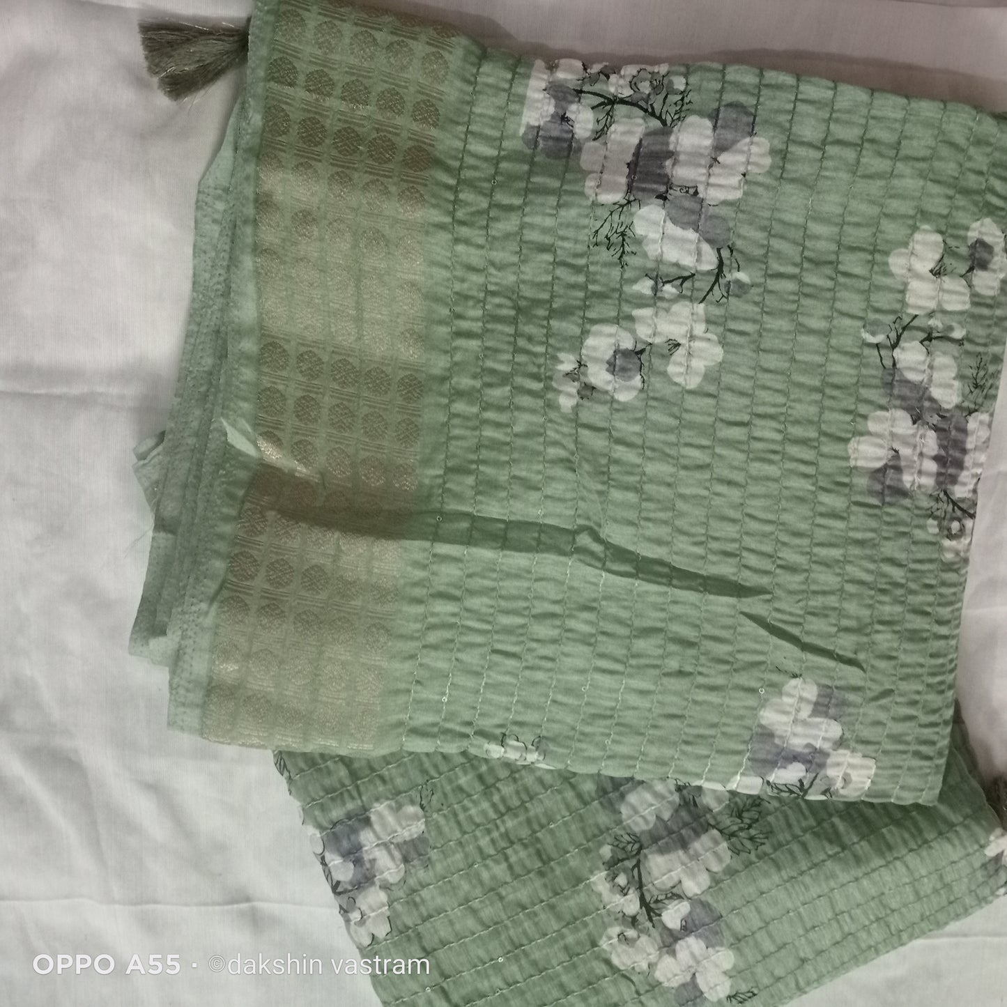 Sequins Silk Saree | Soft cotton, providing a lightweight and comfortable wear