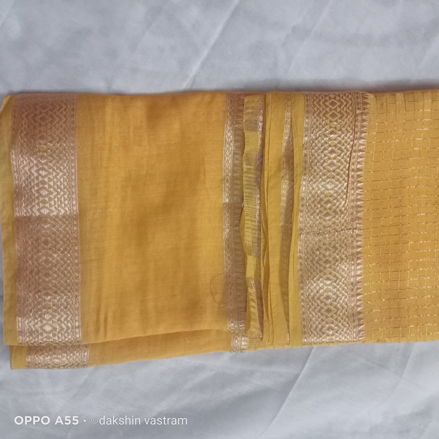Blouse piece of Tussar Silk Saree featuring delicate design and soft, comfortable fabric