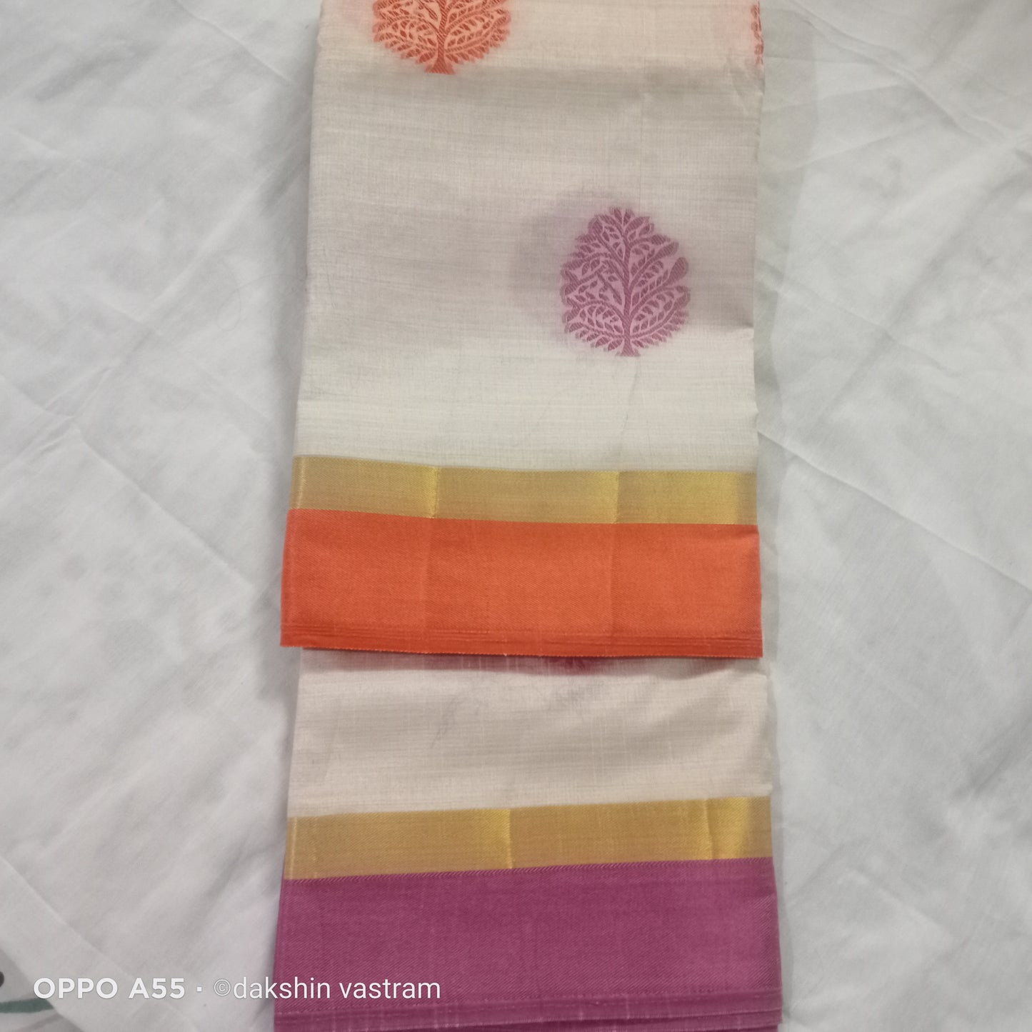 Tussar Saree | Soft Tussar | Delicate thread work adds a touch of elegance
