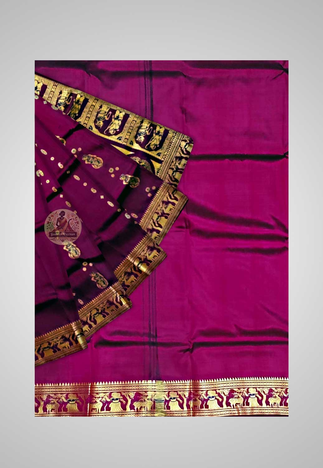 Traditional Baluchari saree showcasing the richness of Indian heritage