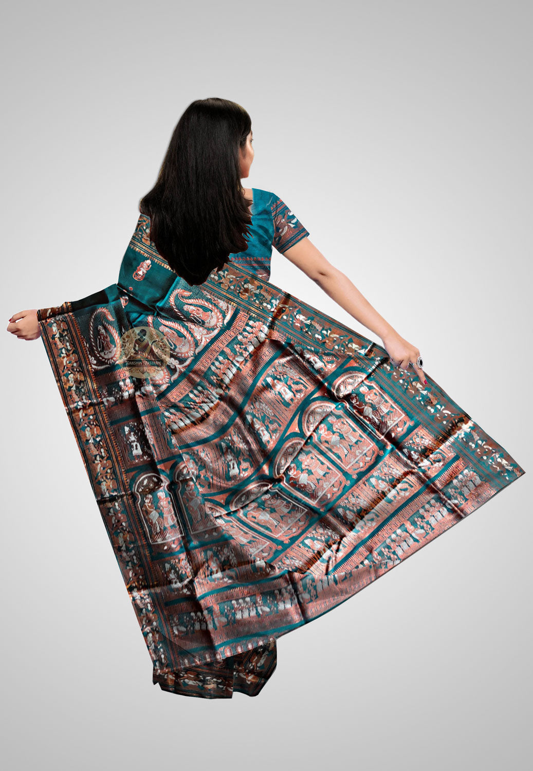 Traditional silk saree with refined craftsmanship