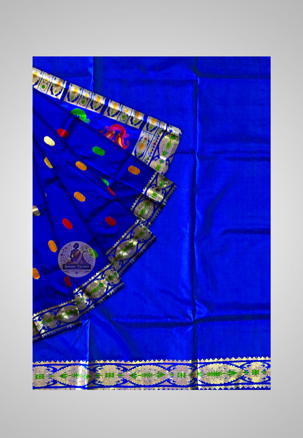 Buy Swarnachari Silk Saree online – saree full view