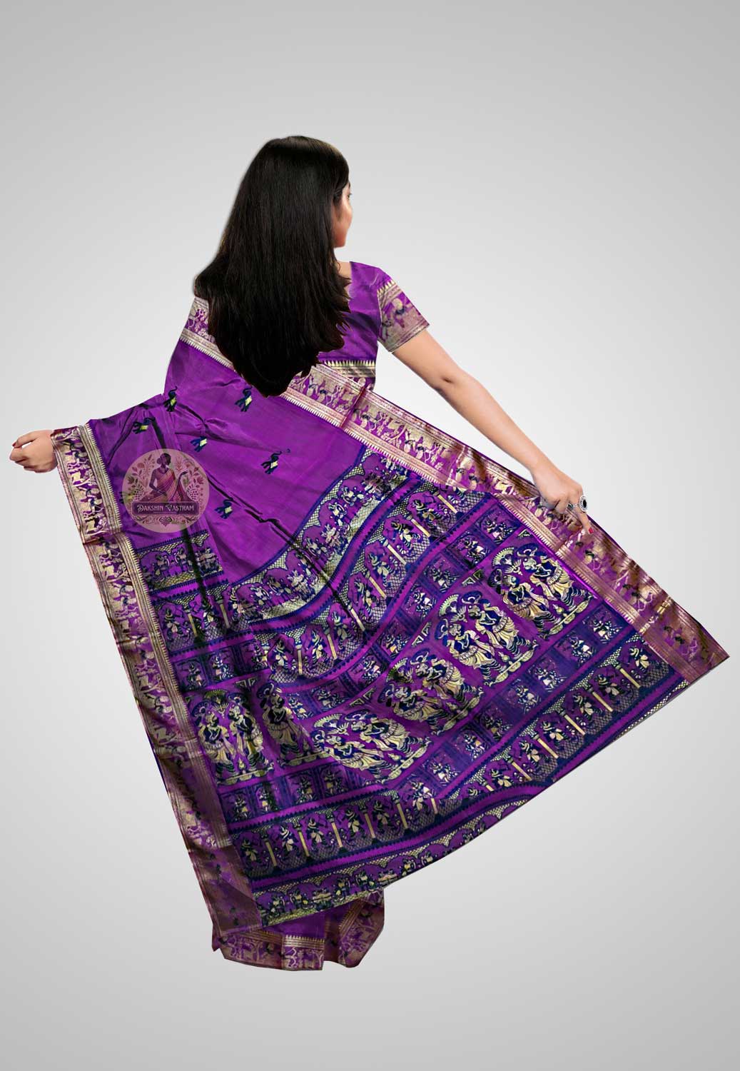 Luxurious pure silk saree with soft and refined fabric