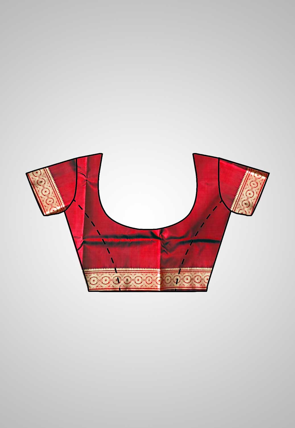 Buy Baluchari Silk Saree online – Handloom Baluchari Silk blouse piece