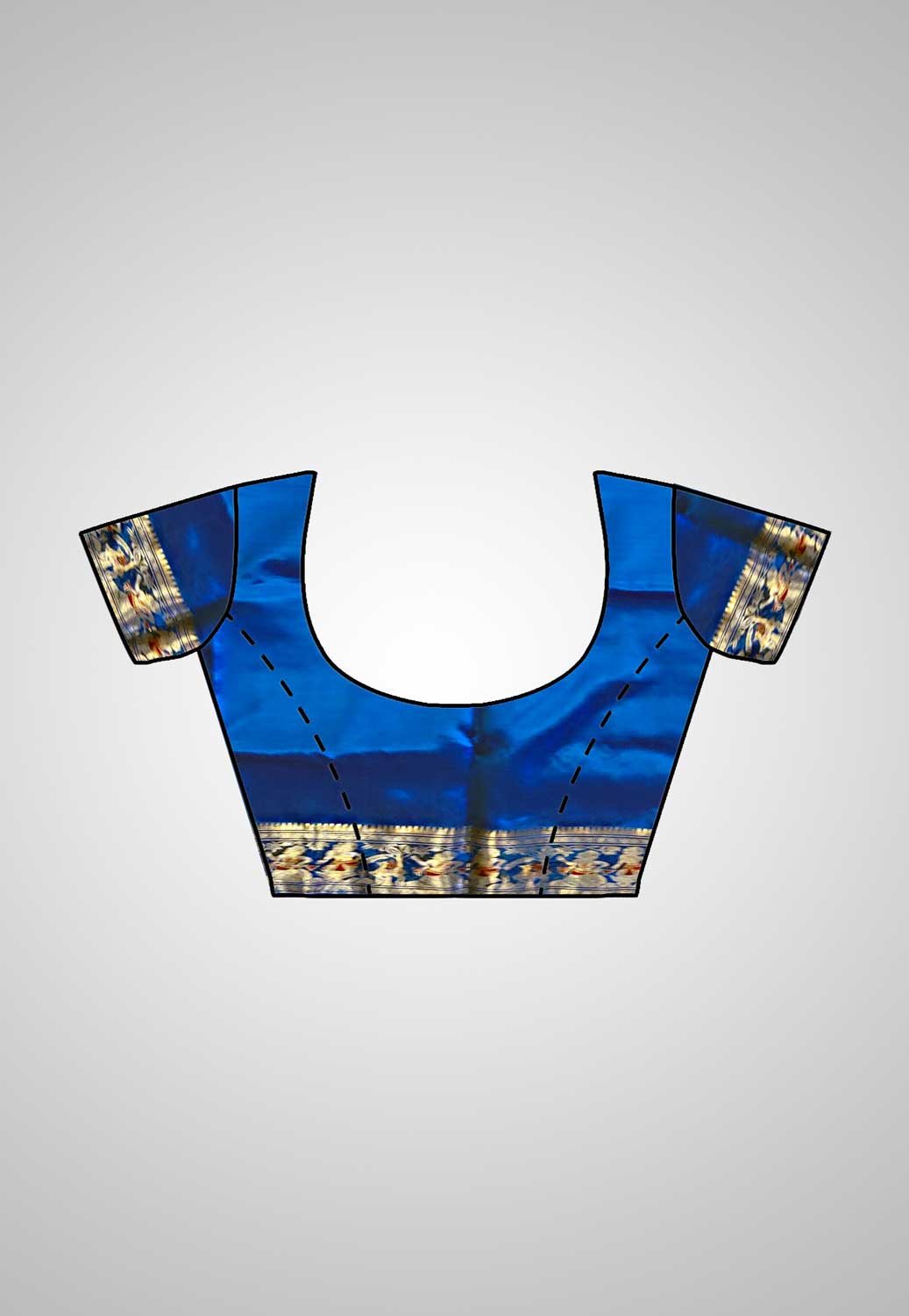 Buy Swarnachari Silk Saree online – Exquisite Handloom Swarnachari Silk blouse piece